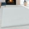 AKCIA: 80x150 cm Kusový koberec Fluffy Shaggy 3500 white