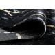 Kusový koberec Gloss 410A 86 3D mramor black/gold