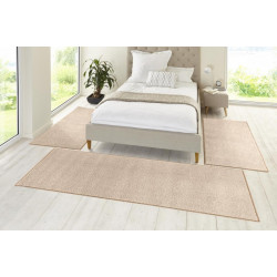 AKCIA: 3 díly: 70x140 cm (2x), 70x240 cm (1x) cm Kobercová sada Pure 102662 Taupe / Creme