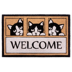 Rohožka Welcome, 3 mačky 105708 – na von aj na doma