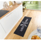 AKCIA: 50x150 cm Behúň Cook & Clean 105732 Black White Grey