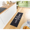 AKCIA: 50x150 cm Behúň Cook & Clean 105732 Black White Grey