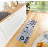 AKCIA: 50x150 cm Behúň Cook & Clean 105723 Grey Black White