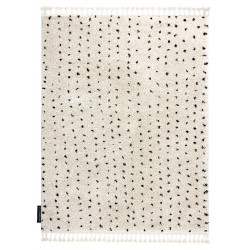 AKCIA: 140x190 cm Kusový koberec Berber Syla B752 dots cream