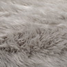 AKCIA: 120x120 (průměr) kruh cm Kusový koberec Faux Fur Sheepskin Grey kruh