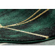 AKCIA: 120x170 cm Kusový koberec Emerald 1022 green and gold