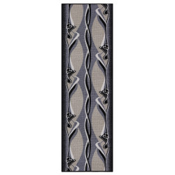 AKCIA: 170x120 cm s obšitím Protišmykový behúň na mieru Zel 1001 Silver (Grey)