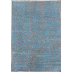 AKCIA: 140x200 cm Ručne viazaný kusový koberec Diamond DC-JK 1 Silver / light blue