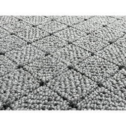 AKCIA: 60x60 cm Kusový koberec Udinese sivý štvorec