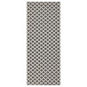 Kusový koberec Twin-Wendeteppiche 103124 schwarz creme – na von aj na doma