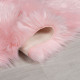 DOPREDAJ: 120x170 cm Kusový koberec Faux Fur Sheepskin Pink