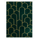 AKCIA: 80x150 cm Kusový koberec Emerald 1021 green and gold