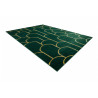 AKCIA: 80x150 cm Kusový koberec Emerald 1021 green and gold