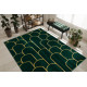 AKCIA: 80x150 cm Kusový koberec Emerald 1021 green and gold