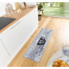 AKCIA: 50x150 cm Behúň Cook & Clean 105729 Grey Black White