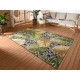 AKCIA: 80x165 cm Kusový koberec Flair 105611 Diamonds and Leaves Multicolored – na von aj na doma