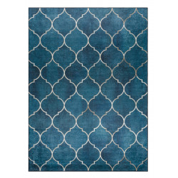 AKCIA: 120x170 cm Kusový koberec ANDRE Maroccan trellis 1181 blue