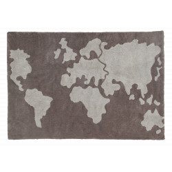 Ručne tkaný kusový koberec World Map