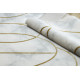 AKCIA: 80x150 cm Kusový koberec Emerald 1016 cream and gold