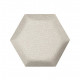 Čalúnený akustický panel nástenný Luna 33 cream hexagon