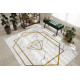 AKCIA: 160x220 cm Kusový koberec Emerald diamant 1019 cream and gold