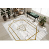 AKCIA: 160x220 cm Kusový koberec Emerald diamant 1019 cream and gold