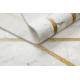 AKCIA: 160x220 cm Kusový koberec Emerald diamant 1019 cream and gold