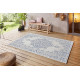 AKCIA: 80x150 cm Kusový koberec Beach 103853 Cream / Blue – na von aj na doma