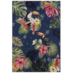 AKCIA: 80x165 cm Kusový koberec Flair 105609 Tropical Dream Blue Multicolored – na von aj na doma