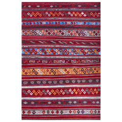 Kusový koberec Gobelin 105870 Dark Red Multicolored