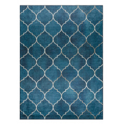 AKCIA: 160x220 cm Kusový koberec ANDRE Maroccan trellis 1181 blue