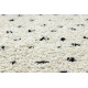 AKCIA: 200x290 cm Kusový koberec Berber Syla B752 dots cream