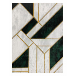 AKCIA: 140x190 cm Kusový koberec Emerald 1015 green and gold