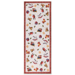 DOPREDAJ: 80x200 cm Behúň Villeroy & Boch Toy's delight s potlačou 106192 Red, Multicolor