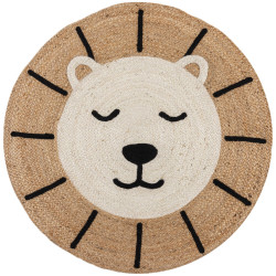 Detský koberček Jute Kids Lion Natural