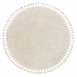 DOPREDAJ: 160x160 (priemer) kruh cm Kusový koberec Berber 9000 cream kruh