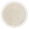 DOPREDAJ: 160x160 (priemer) kruh cm Kusový koberec Berber 9000 cream kruh