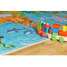 DOPREDAJ: 80x120 cm Detský kusový koberec Torino kids 233 WORLD MAP