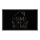 Protišmyková rohožka Home sweet home 103797 Black Creme – na von aj na doma