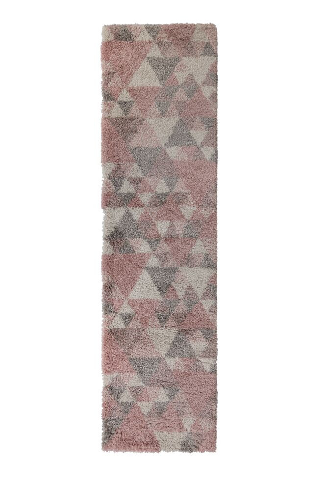 Behúň DAKAR Nuru Pink / Cream / Grey - 60x230 cm Flair Rugs koberce 