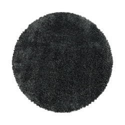 Kusový koberec Fluffy Shaggy 3500 grey kruh - 120x120 (priemer) kruh cm Ayyildiz koberce 