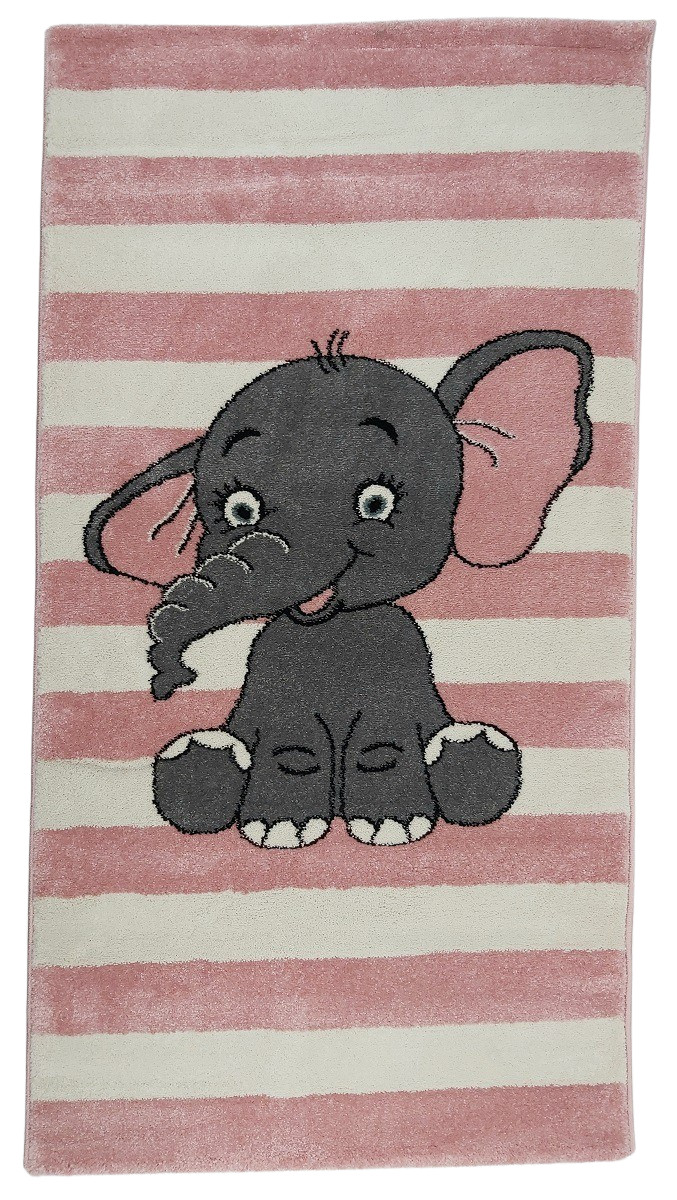 Detský koberec Kiddo A1087 pink - 80x150 cm Vopi koberce 