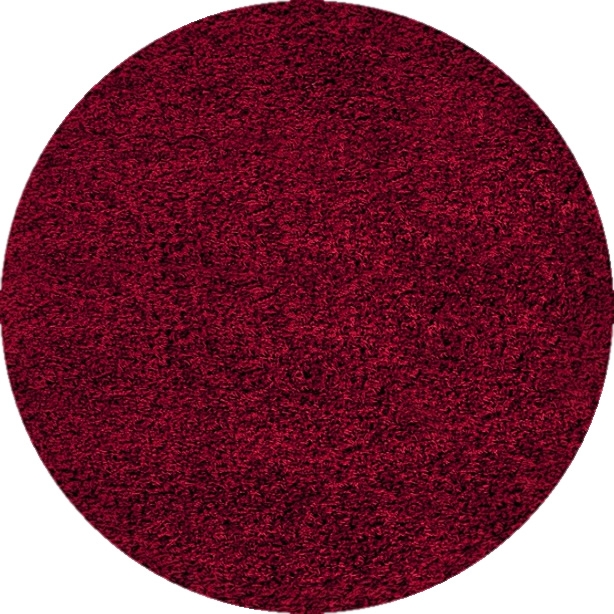Kusový koberec Dream Shaggy 4000 Red Kruh - 80x80 (priemer) kruh cm Ayyildiz koberce 
