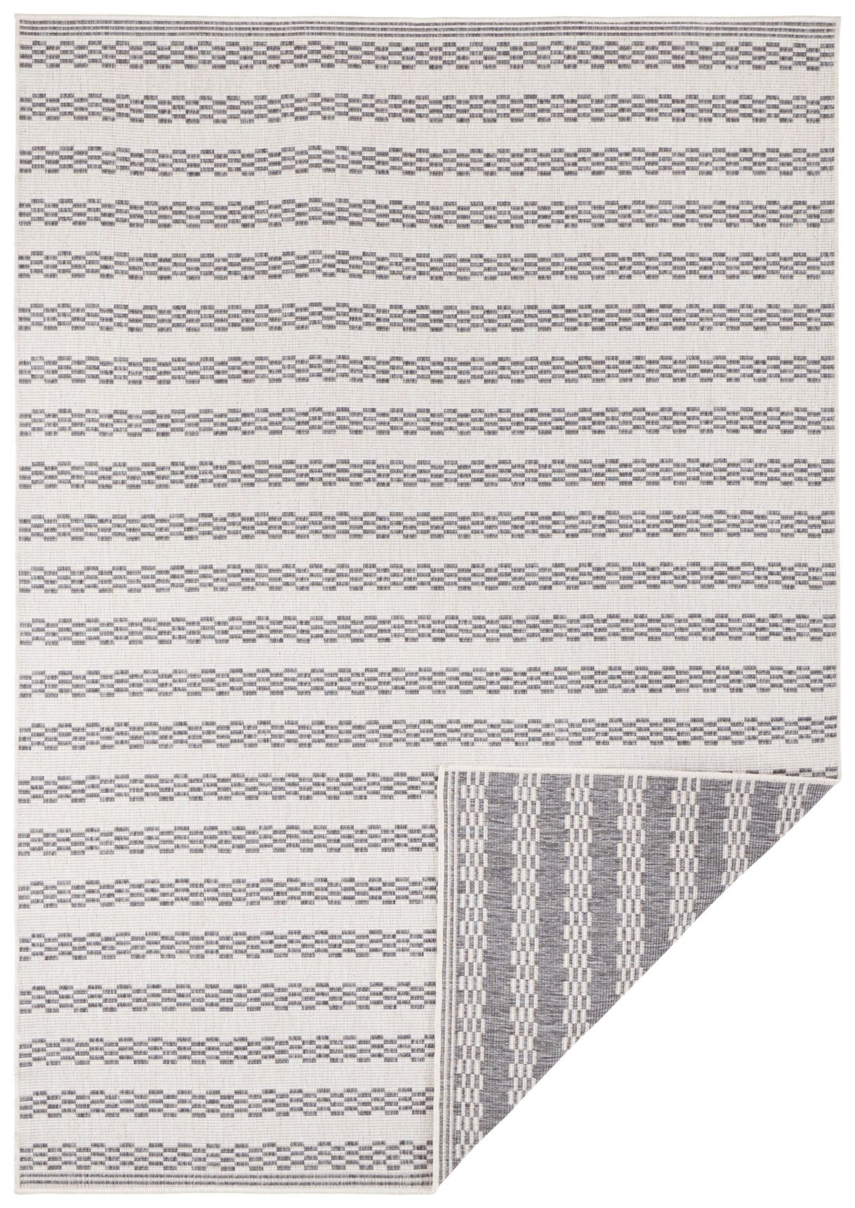 Kusový koberec Mujkoberec Original Nora 103744 Silber, Creme – na von aj na doma - 160x230 cm Mujkoberec Original 
