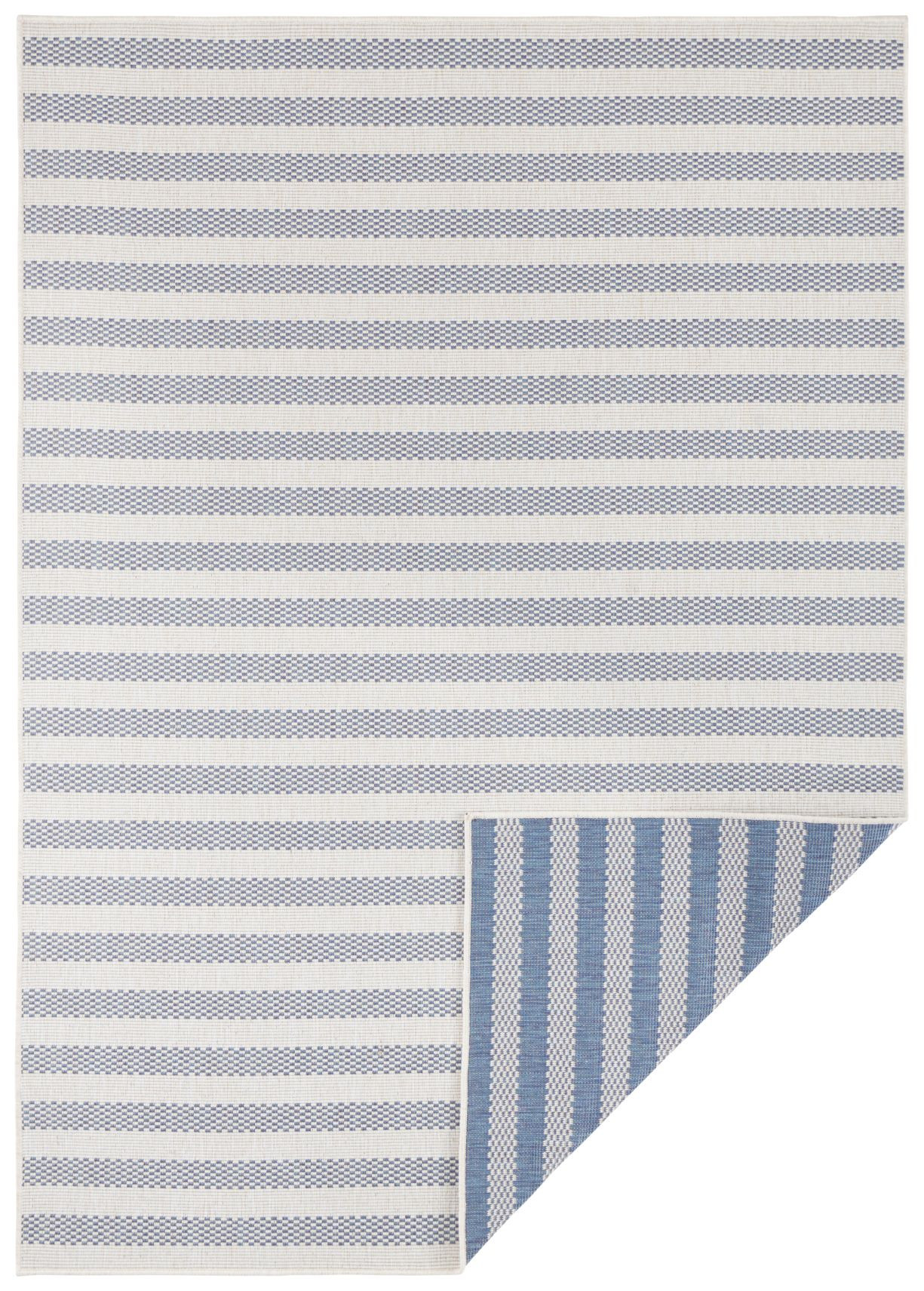 Kusový koberec Mujkoberec Original Nora 103747 Blue, Creme – na von aj na doma - 200x290 cm Mujkoberec Original 