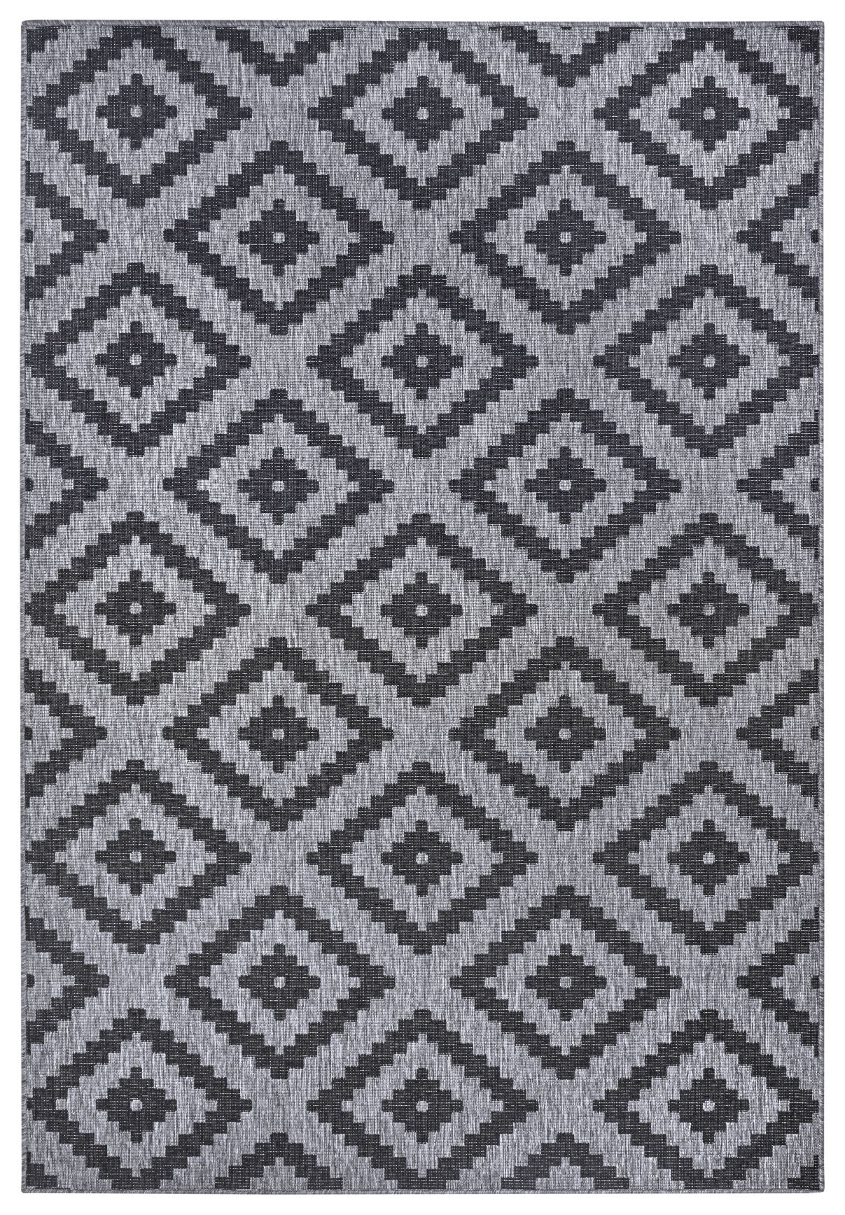 Kusový koberec Twin-Wendeteppiche 105461 Night Silver – na von aj na doma - 160x230 cm NORTHRUGS - Hanse Home koberce 