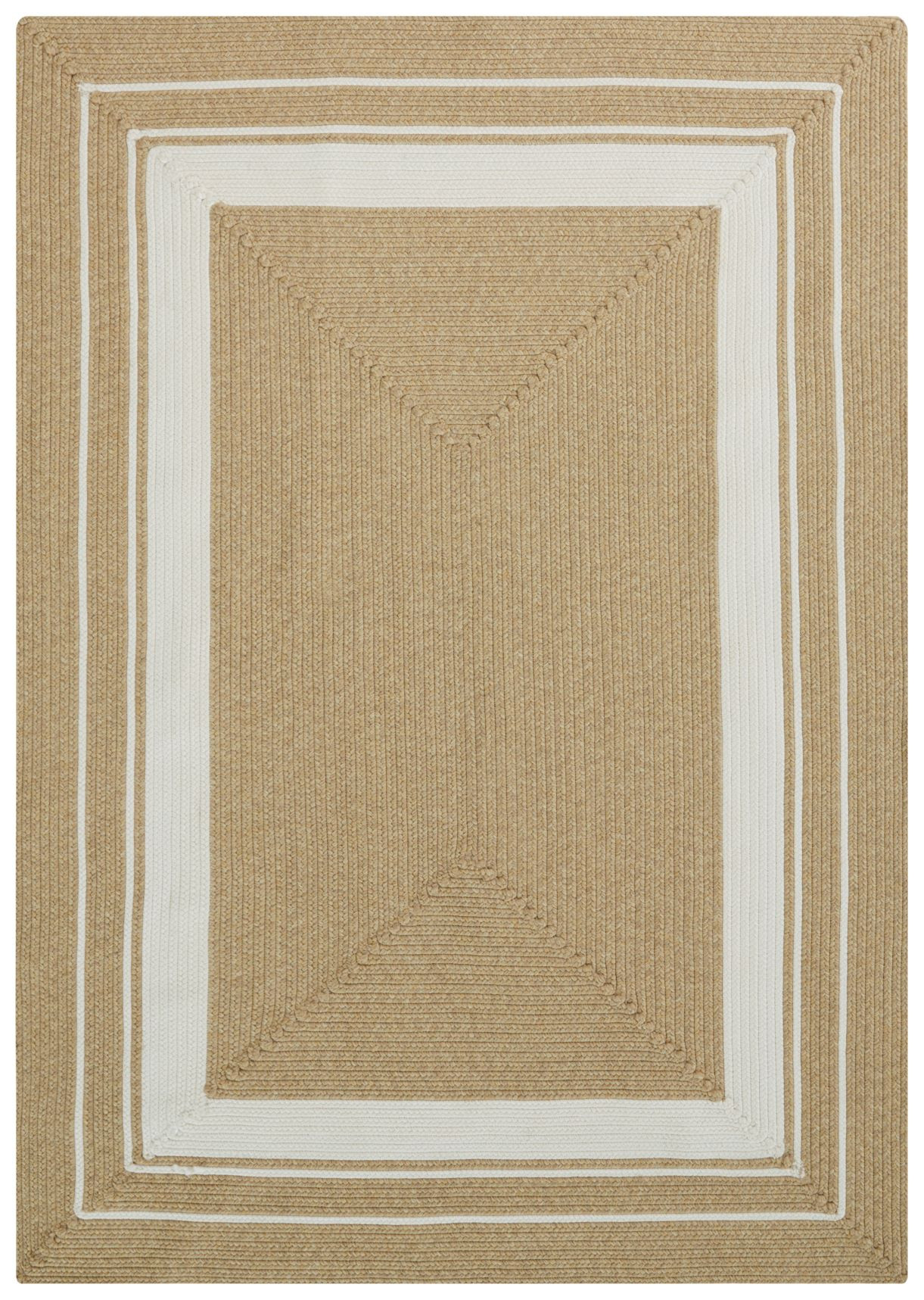 Kusový koberec Braided 105556 Creme Beige – na von aj na doma - 120x170 cm NORTHRUGS - Hanse Home koberce 
