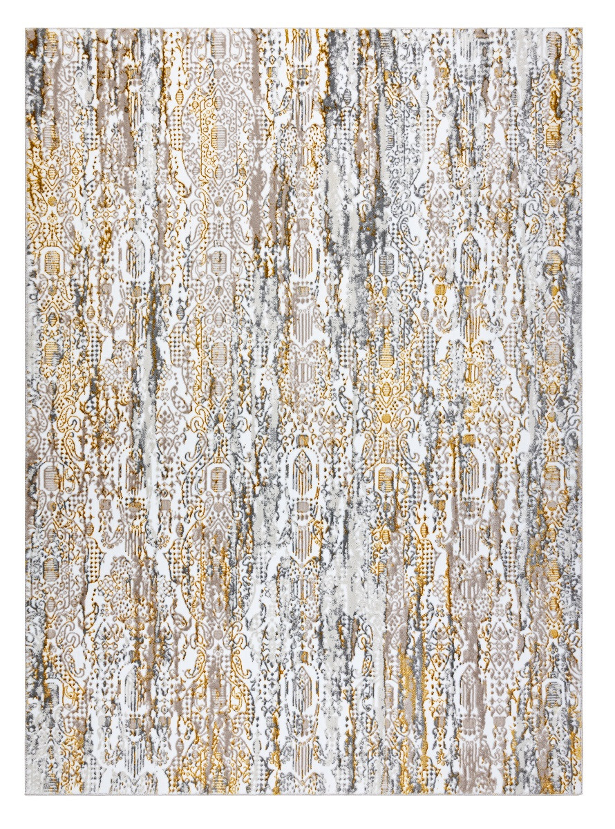 Kusový koberec Gloss 8487 63 Ornament gold/beige - 140x190 cm Dywany Łuszczów 