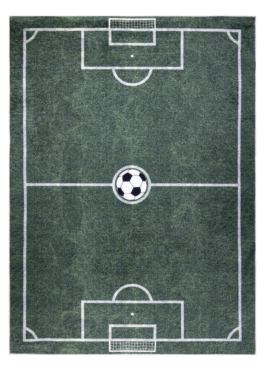 Detský kusový koberec Bambino 2138 Football green - 140x190 cm Dywany Łuszczów 