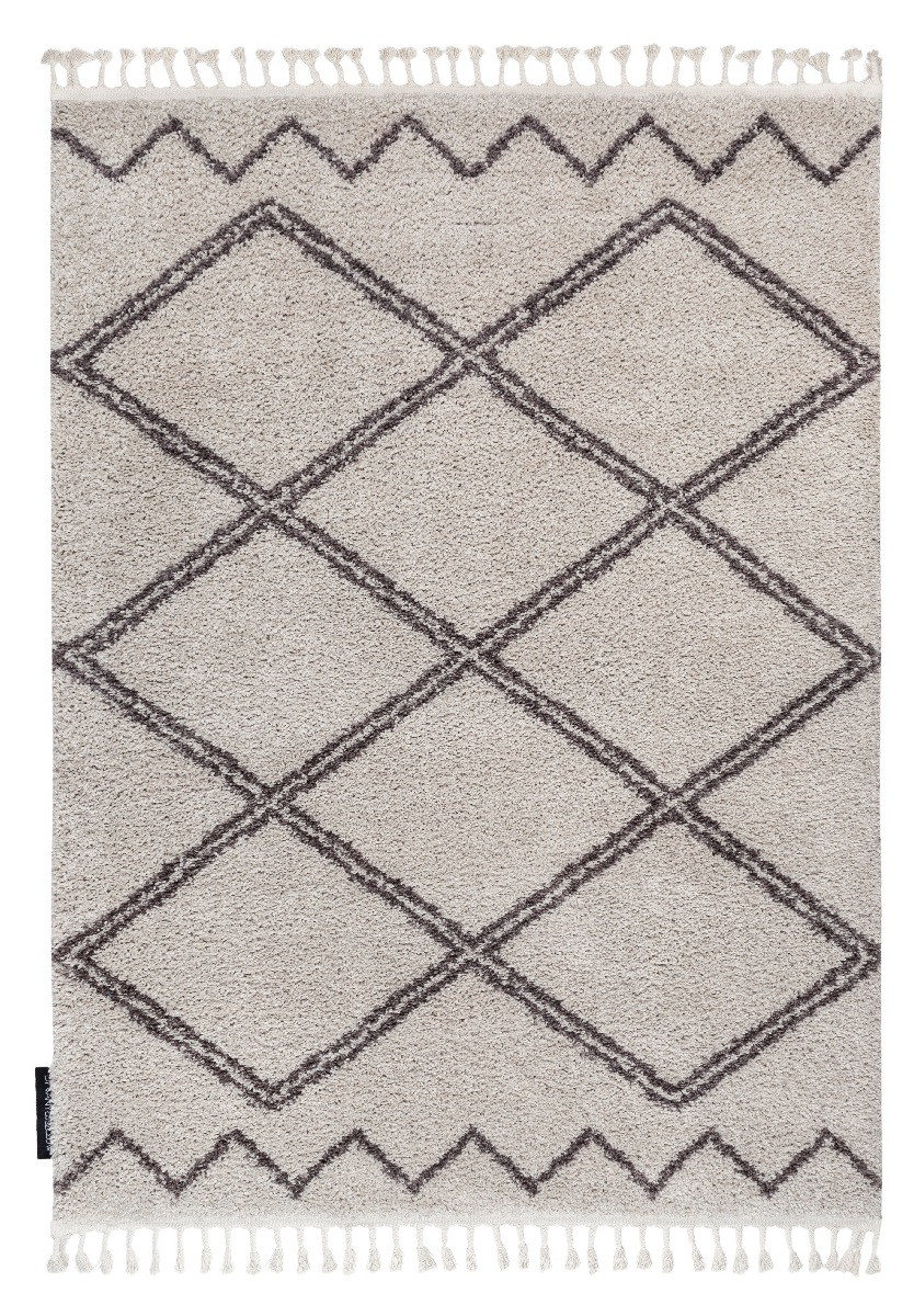 Kusový koberec Berber Asila B5970 cream and brown - 140x190 cm Dywany Łuszczów 